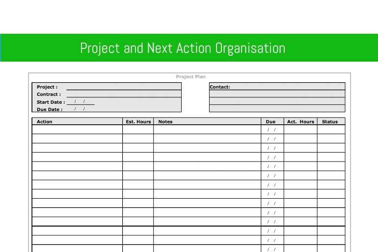 Project and Next Action Organisation