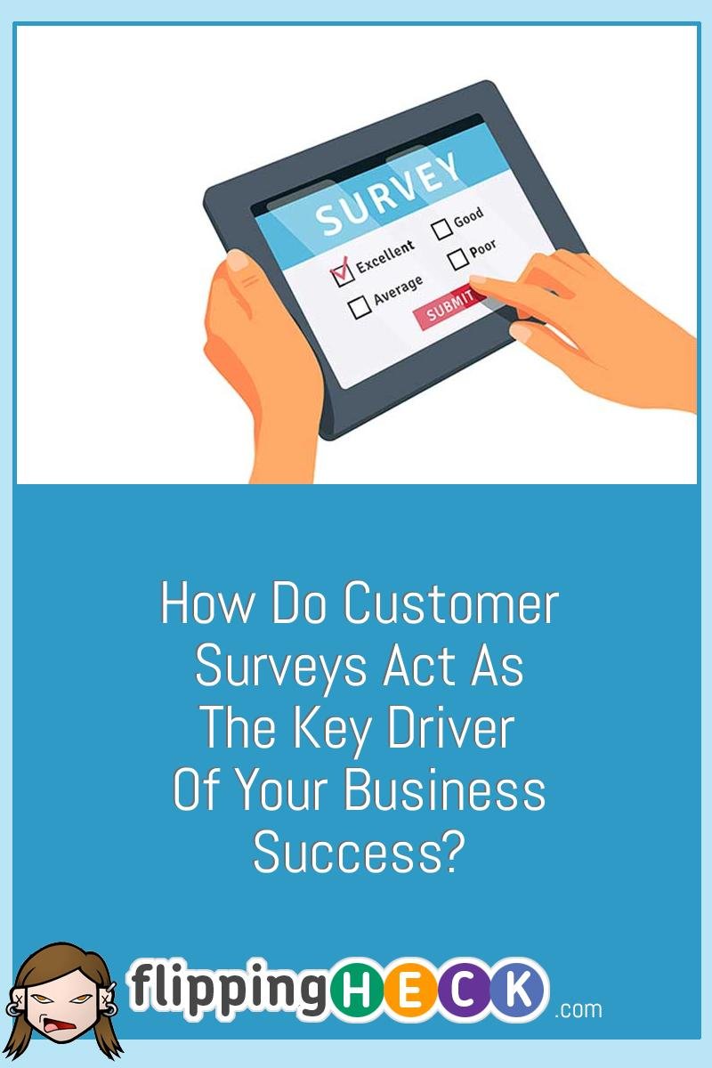 How Do Customer Surveys Act As The Key Driver Of Your Business Success?