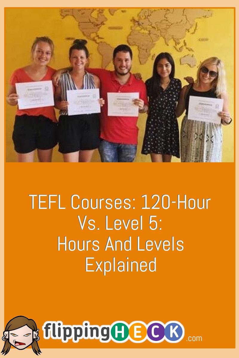 TEFL Courses: 120-Hour Vs. Level 5: Hours And Levels Explained