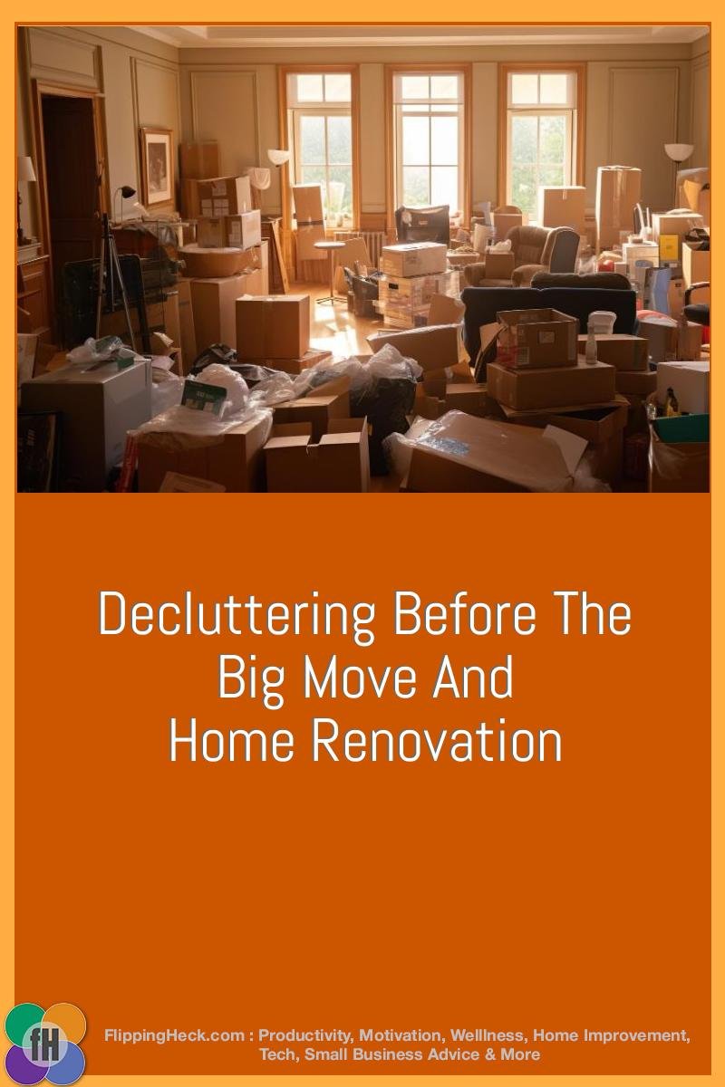 Decluttering Before The Big Move And Home Renovation